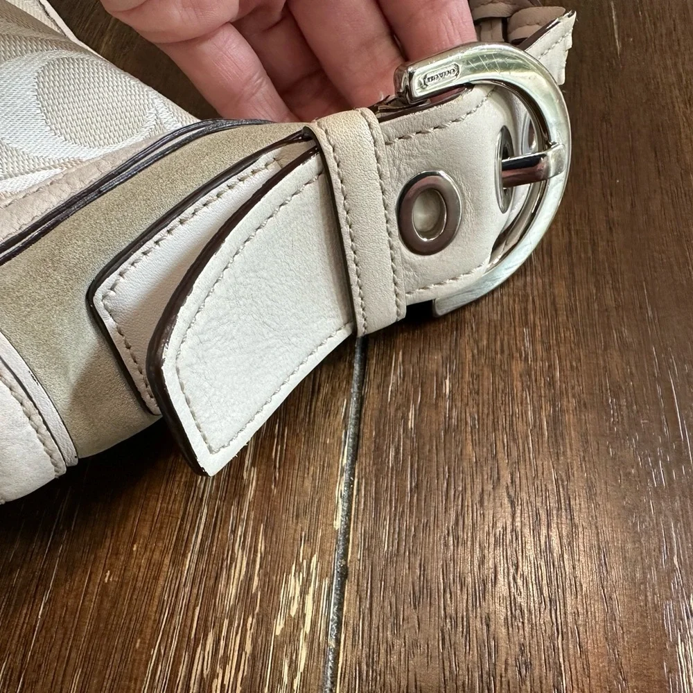 Coach Cream Hobo Bag